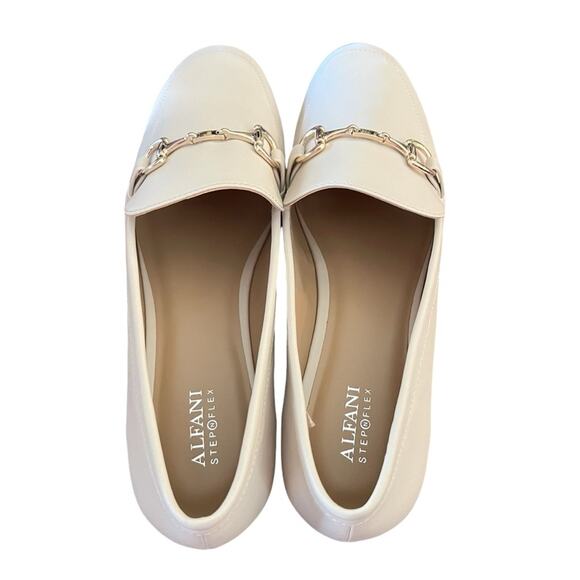 Alfani Gayle Leather Classic Loafers Horse Bit Hardware Slip On NEW Size 11 - Picture 8 of 12